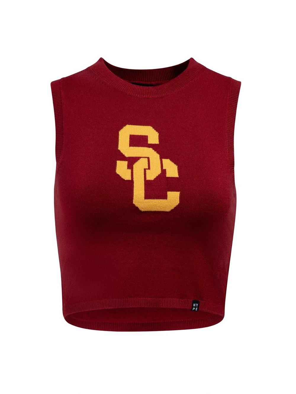 USC Trojans Women's Hype and Vice Cardinal SC Interlock Ivy Knitted Tank